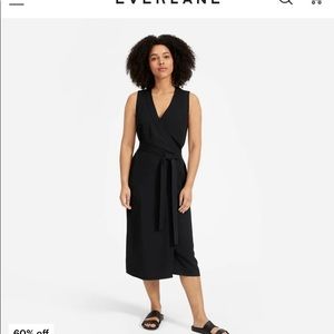 Everlane Japanese goweave wrap dress.